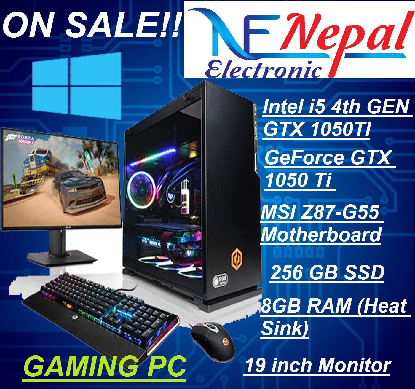 Custom PC Build Intel i5 4th GEN| GTX 1050TI